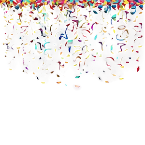 Vibrant Celebration Confetti PNG 7