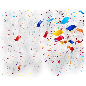 Vibrant Celebration Confetti PNG Awl4