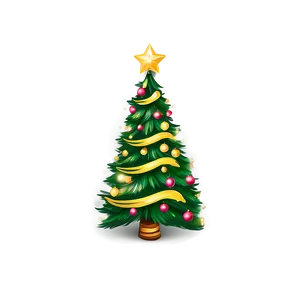 Vibrant Christmas Tree Drawing Png 59 PNG image