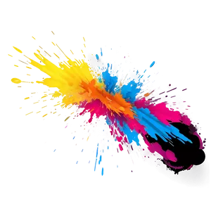 Vibrant Color Blast Png Bfj PNG image