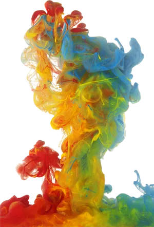 Vibrant Color Smoke Plume PNG image