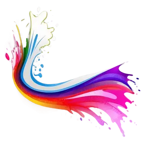 Vibrant Color Splash Png Fjd PNG image