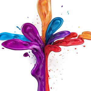 Vibrant Color Splash PNG Qnj10 PNG