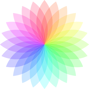 Vibrant Color Wheel Graphic PNG image