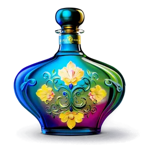 Vibrant Colored Liquor Bottle PNG 55 PNG