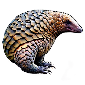 Vibrant Colored Pangolin PNG Qhg46 PNG