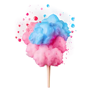 Vibrant Cotton Candy Burst Png 58 PNG image