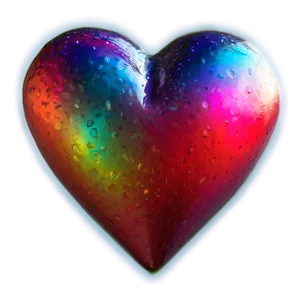 Vibrant Cute Heart PNG Jvg