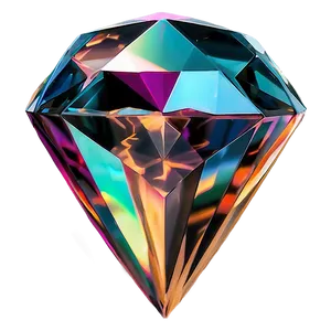 Vibrant Diamond Reflection PNG Npf63 PNG