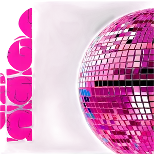 Vibrant Disco Ball Artwork PNG image