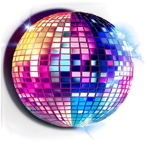 Vibrant Disco Ball Illumination.png PNG