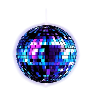 Vibrant Disco Ball Illumination PNG image