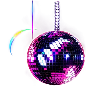 Vibrant Disco Ball Illustration