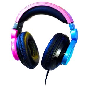 Vibrant Dj Headphones PNG 2