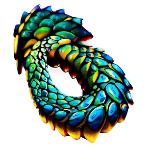 Vibrant Dragon Scales Png 06282024 PNG image