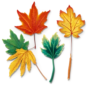 Vibrant Fall Colors Leaves Png 31 PNG image
