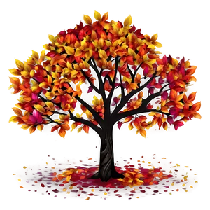 Vibrant Fall Tree Png 37 PNG image