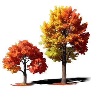 Vibrant Fall Trees PNG 05042024 PNG
