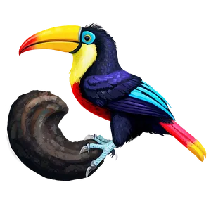 Vibrant Feathered Toucan Png 06112024 PNG image