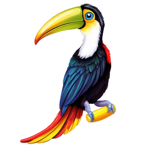 Vibrant Feathered Toucan Png 41 PNG image