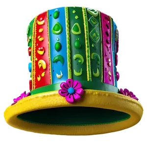 Vibrant Fiesta Hat Png 06202024 PNG image