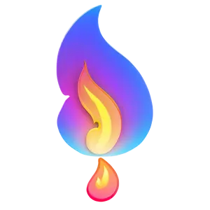 Vibrant Fire Emoji Picture PNG 30