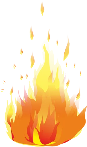 Vibrant_ Fire_ Vector_ Graphic PNG