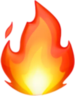Vibrant_ Flame_ Emoji_ Graphic PNG image