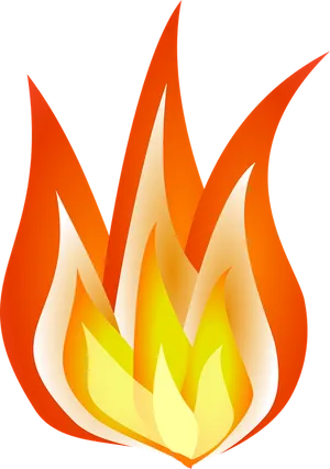 Vibrant Flame Graphic