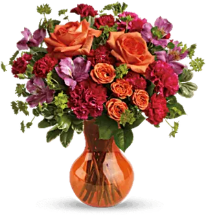 Vibrant_ Floral_ Arrangement_in_ Vase.png PNG image
