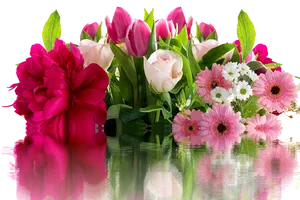 Vibrant_ Floral_ Assortment_ Reflections.jpg PNG image