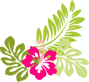 Vibrant Floral Clipart PNG image