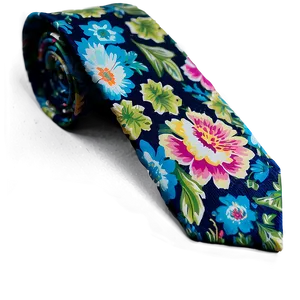 Vibrant Floral Tie Png Hbm21 PNG image