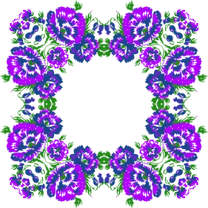 Vibrant_ Floral_ Wreath_ Graphic PNG image