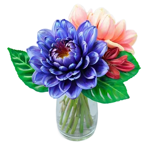 Vibrant Flower Bouquet PNG 52