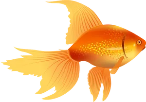 Vibrant Goldfish Illustration