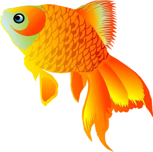 Vibrant Goldfish Illustration
