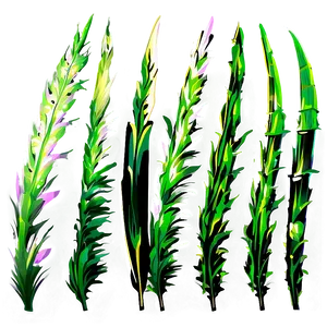 Vibrant Grass Blades Png Grl PNG image