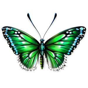 Vibrant Green Butterfly Graphic PNG Dsh PNG
