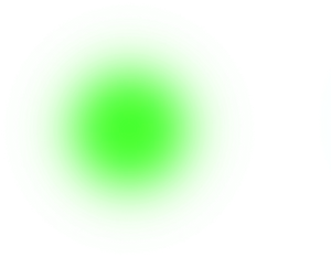 Vibrant Green Glow Effect PNG image