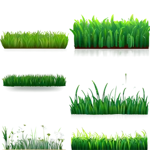 Vibrant Green Grass Cartoon Png Pun PNG image