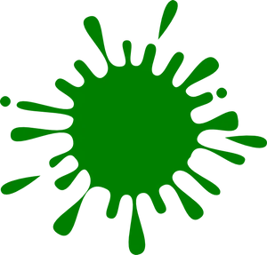 Vibrant_ Green_ Ink_ Splash PNG