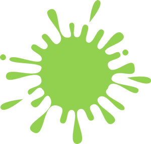 Vibrant_ Green_ Ink_ Splash_ Vector PNG image