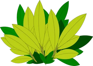 Vibrant Green Leaves Vector Illustration