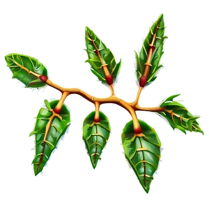 Vibrant Green Vine Branch PNG image