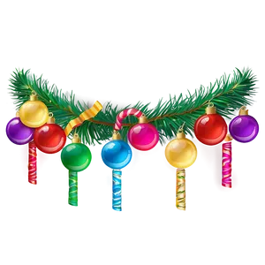 Vibrant Happy Holidays Party PNG 93
