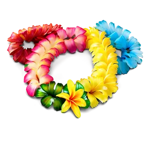 Vibrant Hawaiian Lei Png 96 PNG image