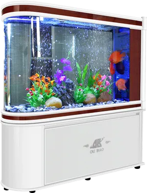 Vibrant Home Aquarium PNG image