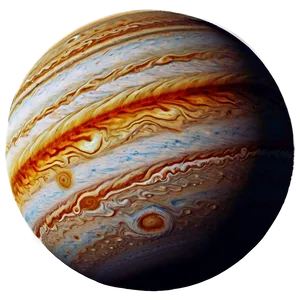 Vibrant Jupiter Image PNG Fku