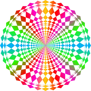 Vibrant_ Kaleidoscope_ Pattern PNG image